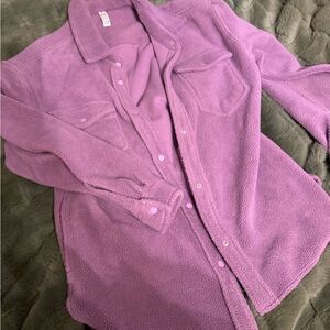 Zyia Purple Fleece Jacket size large
